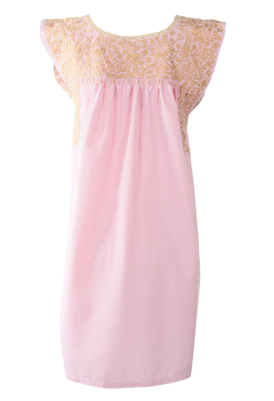 Flores Short Dress Dress Pastel Beige