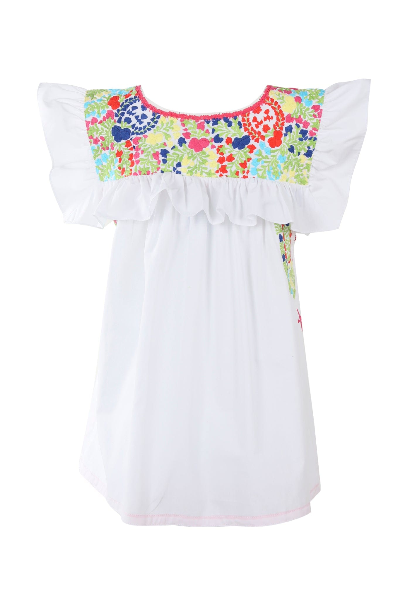 Soledad Blouse Blouse Large Soledad Blanca Lima Arroyo Fucsia