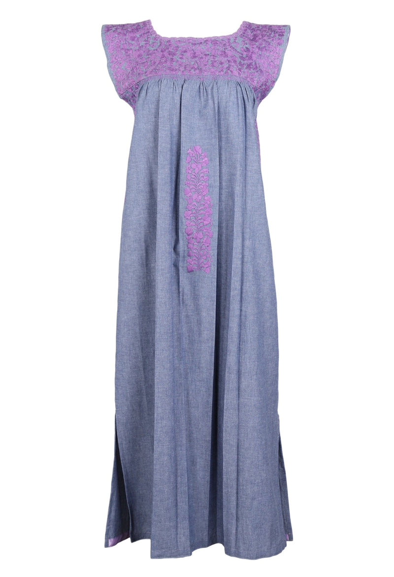 Flores Midi Dress Dress Nube Violeta
