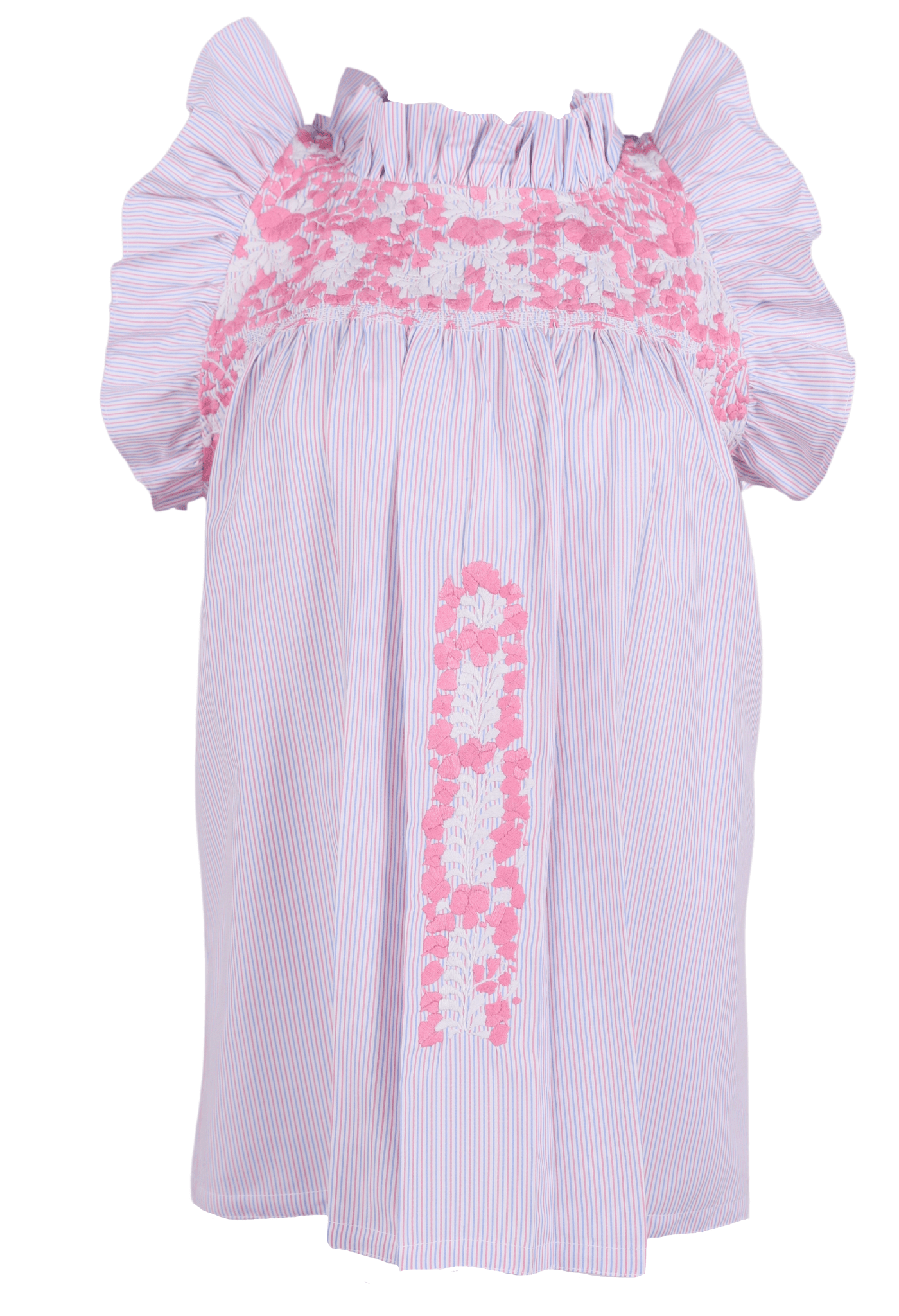 Olivia Blouse Blouse Olivia Beso Rosa y Nieve
