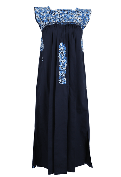 Flores Midi Dress Dress Lago Azul Brillante