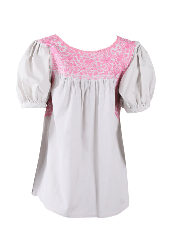 Carolina Blouse Blouse Carolina Nublado Palido