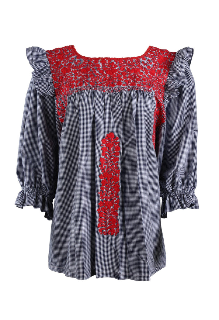 Fernanda Blouse Blouse Fernanda Cardo Rojo