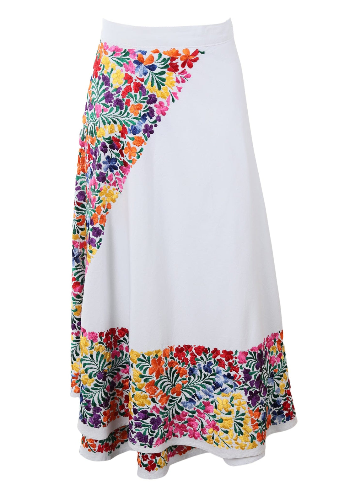 Oaxaca Long Skirt Skirt One Size Falda Blanca Arroyo