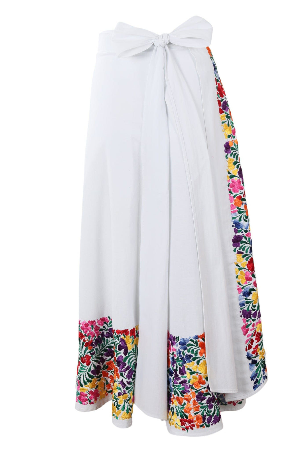 Oaxaca Long Skirt Skirt One Size Falda Blanca Arroyo