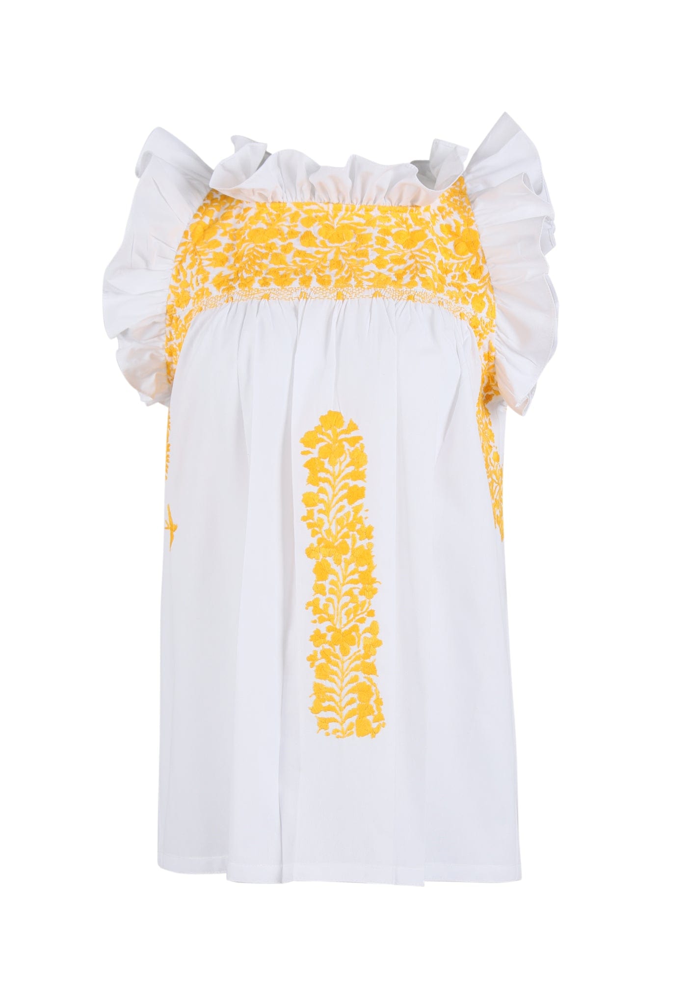 Olivia Blouse Blouse Olivia Blanca Amarillo