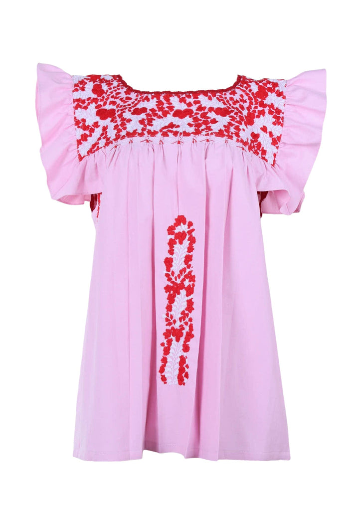 Soledad Blouse Blouse Large Soledad Chica Tomate y Nieve