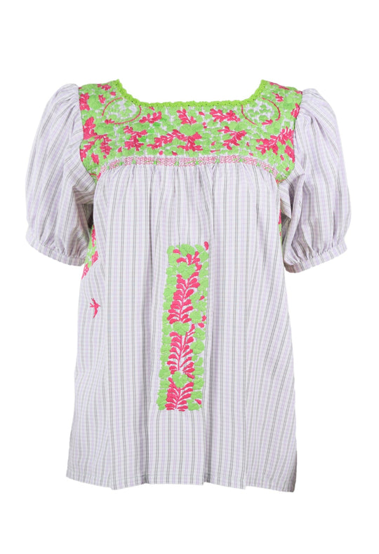 Carolina Blouse Blouse Carolina Verano Lima y Rosa