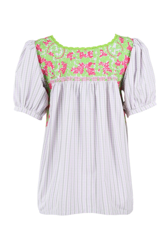 Carolina Blouse Blouse Carolina Verano Lima y Rosa