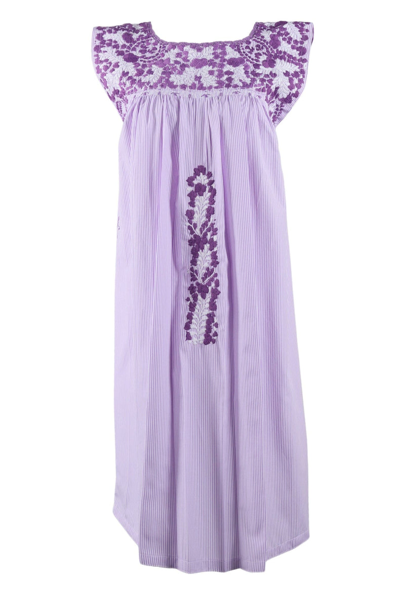 Flores Short Dress Dress Viva Purpura y Nieve