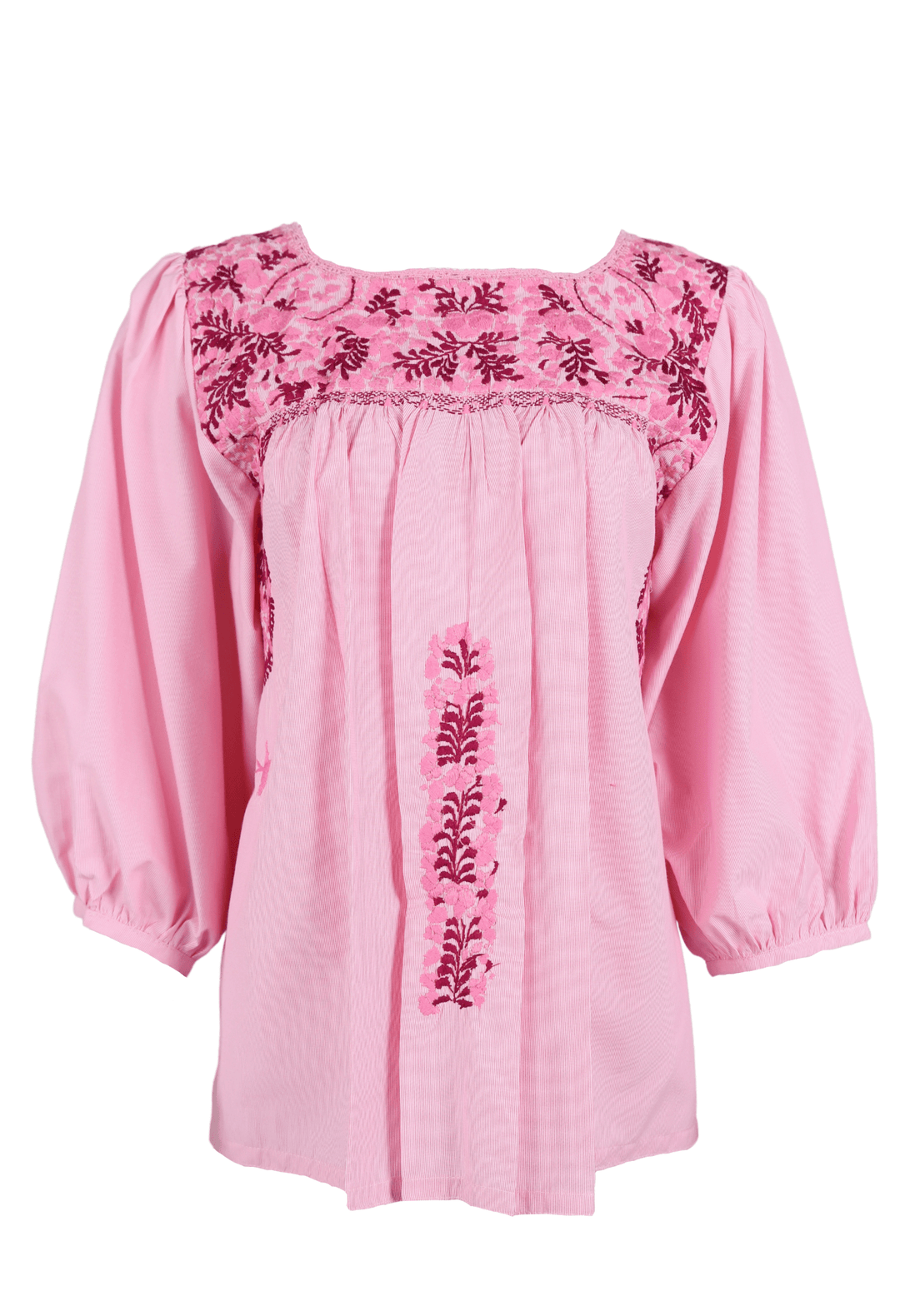 Catalina Blouse Blouse Catalina Paseo Rosa y Ciruela