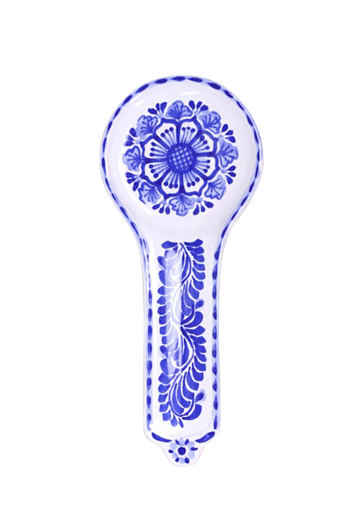Gorky Gonzalez Ceramics Spoon Rest Blue Spoon Rest