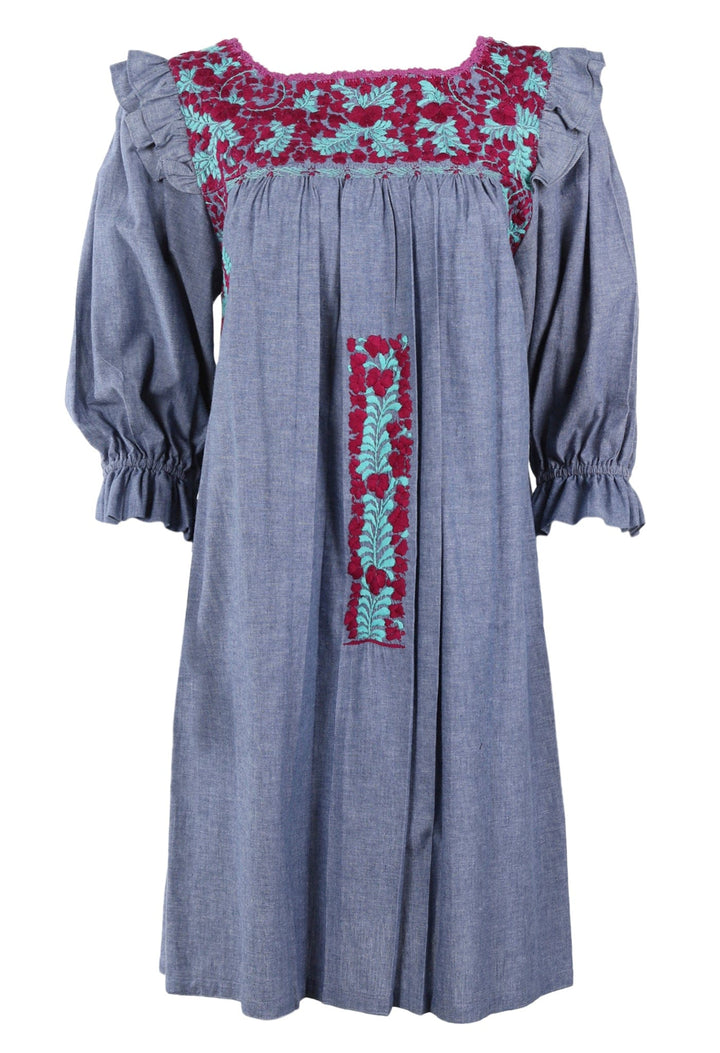 Fernanda Short Dress Dress Fernanda Nube Rubi y Menta