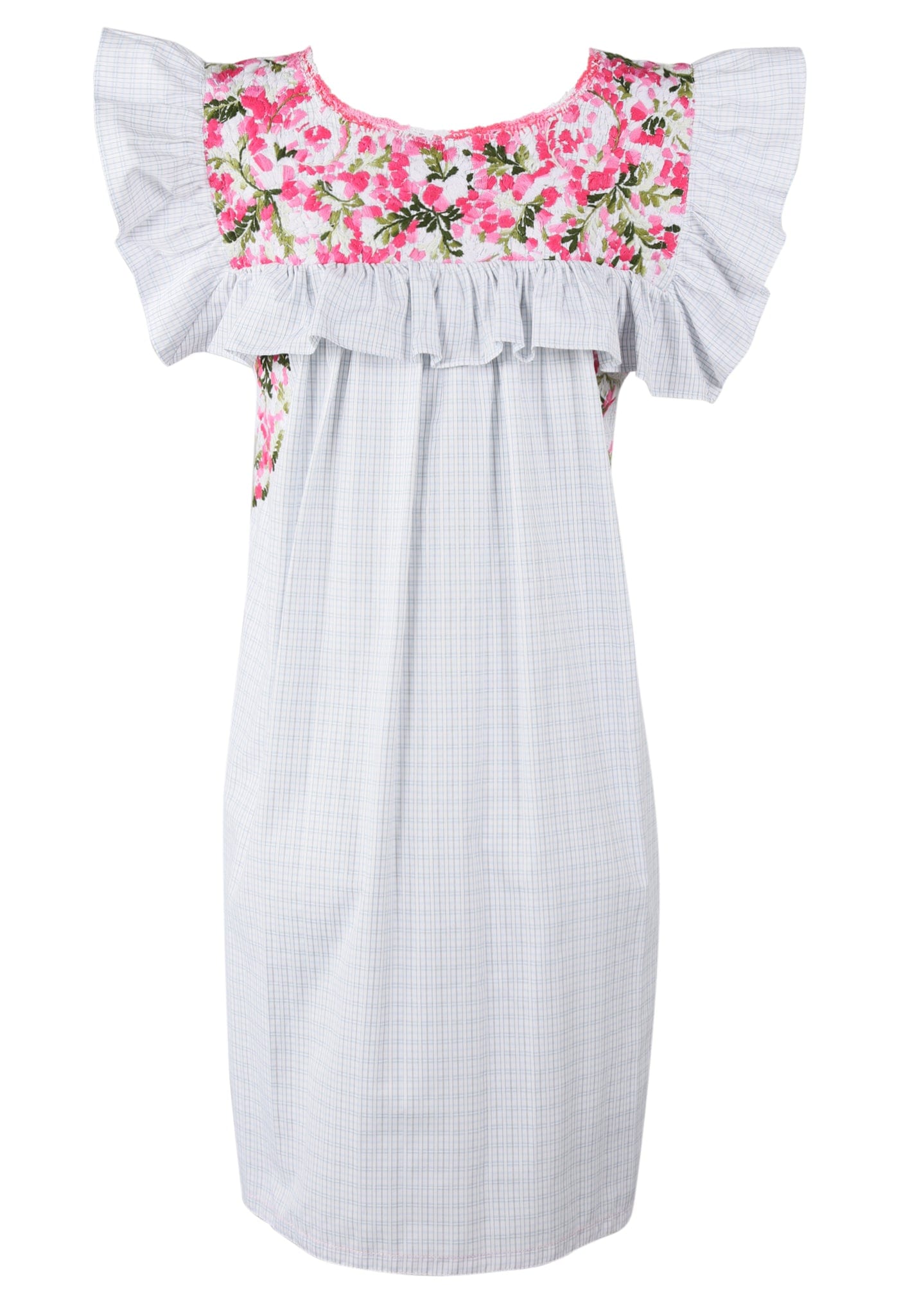 Soledad Short Dress Dress Soledad Libre Rosa y Olivo Brillo