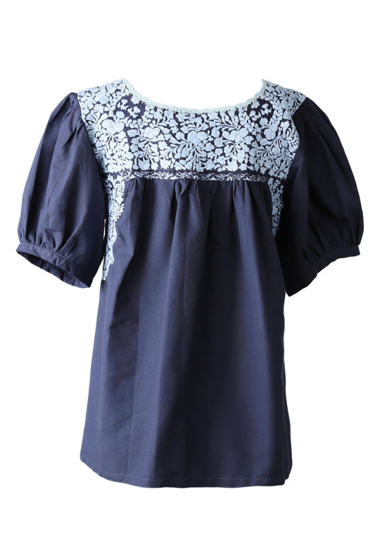 Carolina Blouse Blouse Carolina Lago Celeste