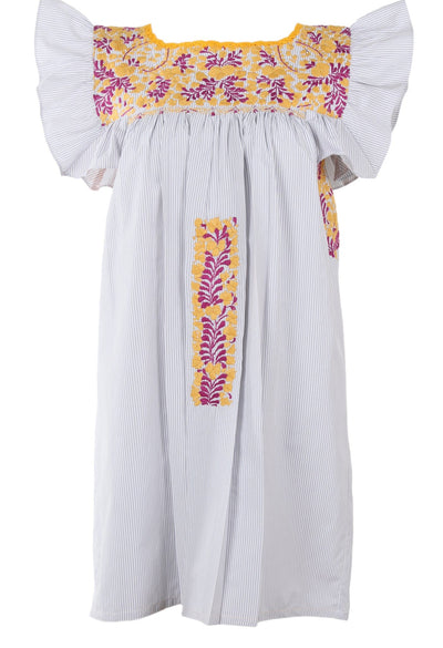 Soledad Short Dress Dress Small Soledad Pan Ambar y Ciruela