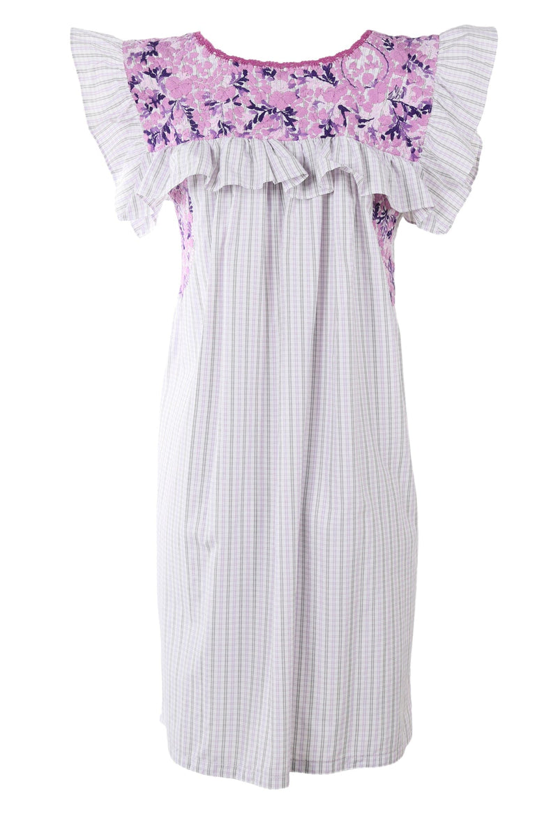 Soledad Short Dress Dress Large Soledad Verano Lavanda y Purpura Brillante