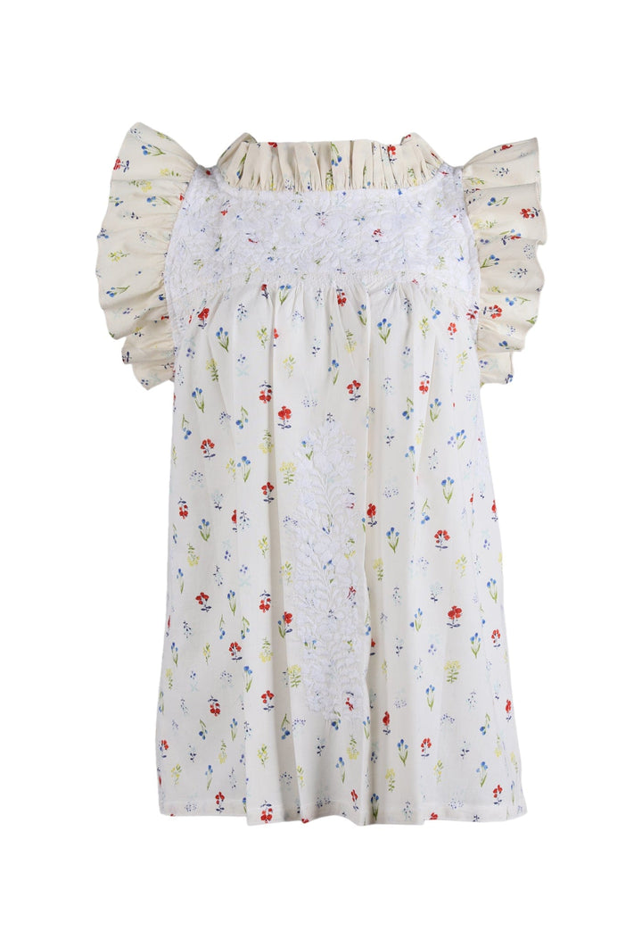 Olivia Specialty Blouse Blouse Olivia Jardin de Flores Ivory