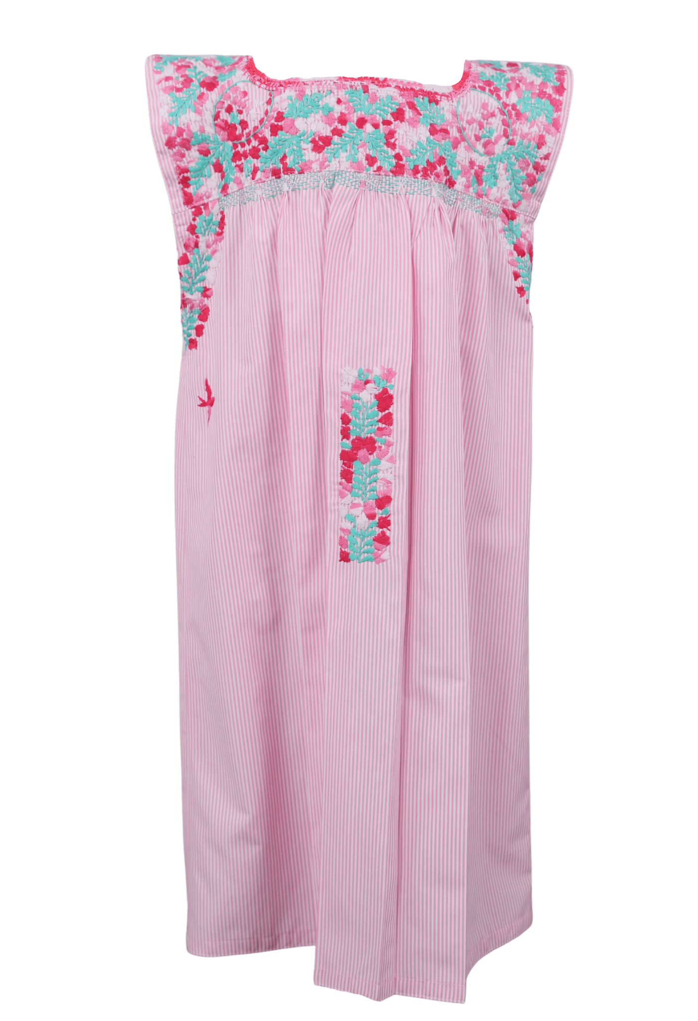 Florecita Dress Childrens Florecita Pastel Menta y Rosa Brillante