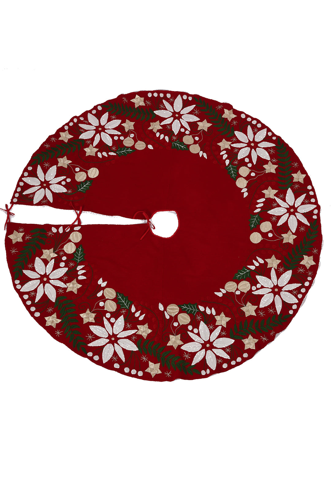 Falda de Navidad Rojo