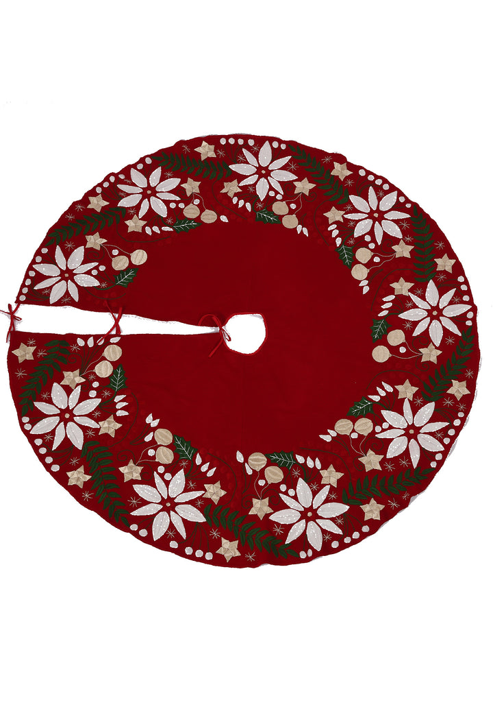 Falda de Navidad Rojo