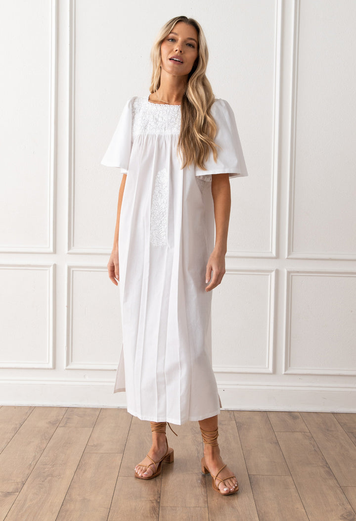 Julieta Midi Dress Dress Julieta Blanca Nieve Julieta Blanca Nieve | Mi Golondrina