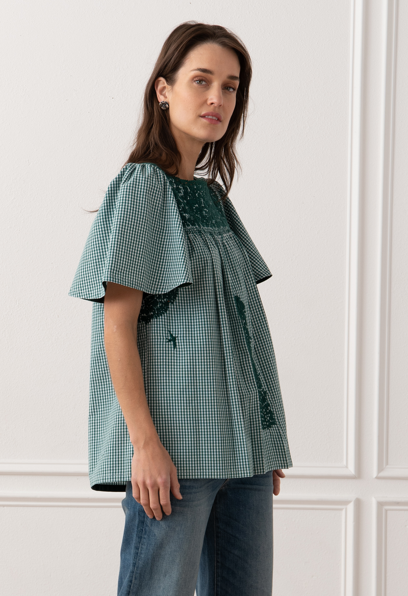 Julieta Gingham Verde