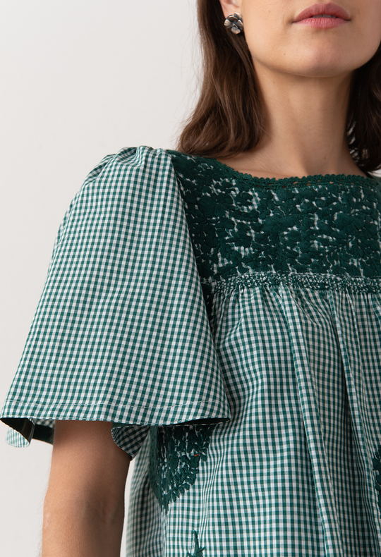 Julieta Gingham Verde