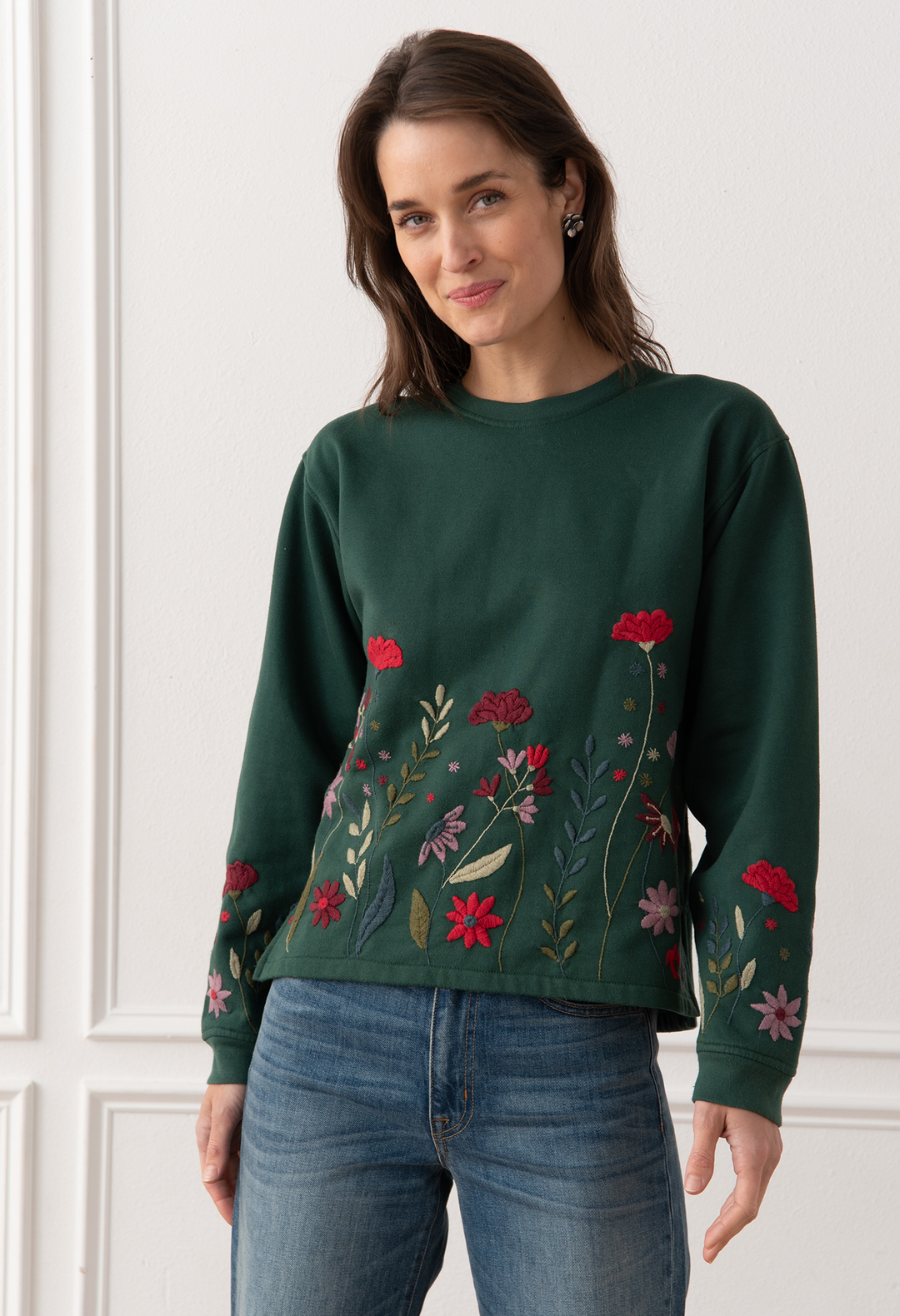 Sweatshirt Verde Arroyo