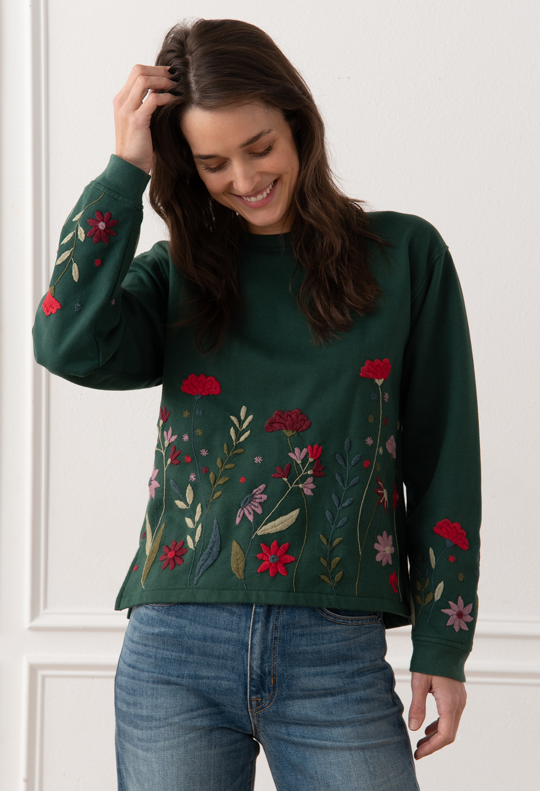 Sweatshirt Verde Arroyo