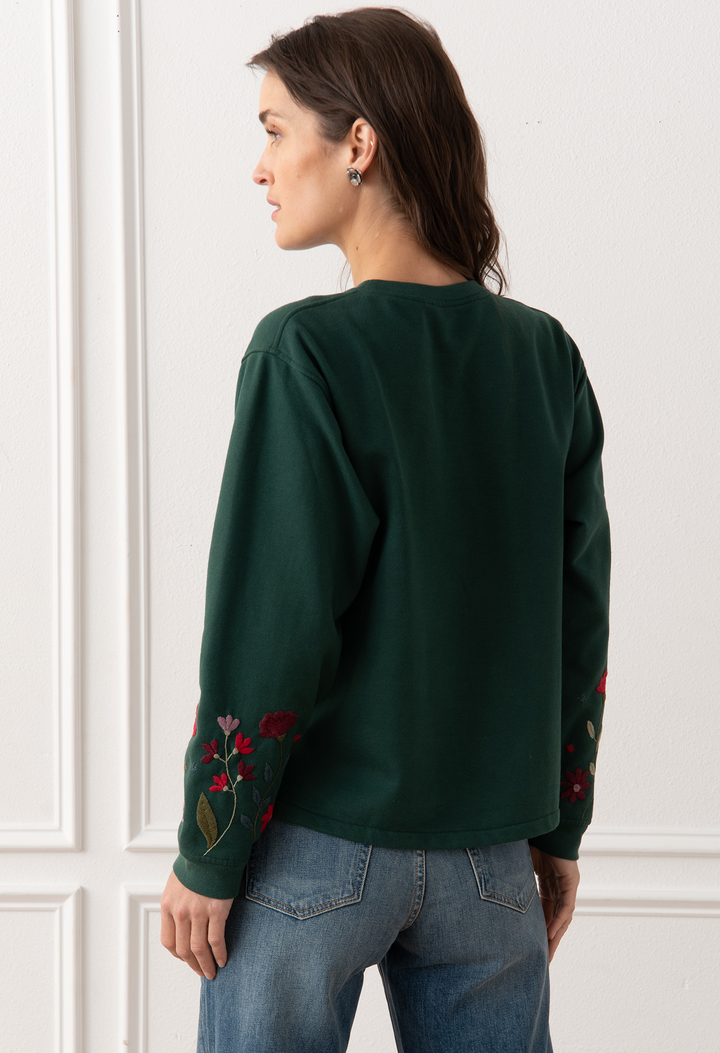 Sweatshirt Verde Arroyo