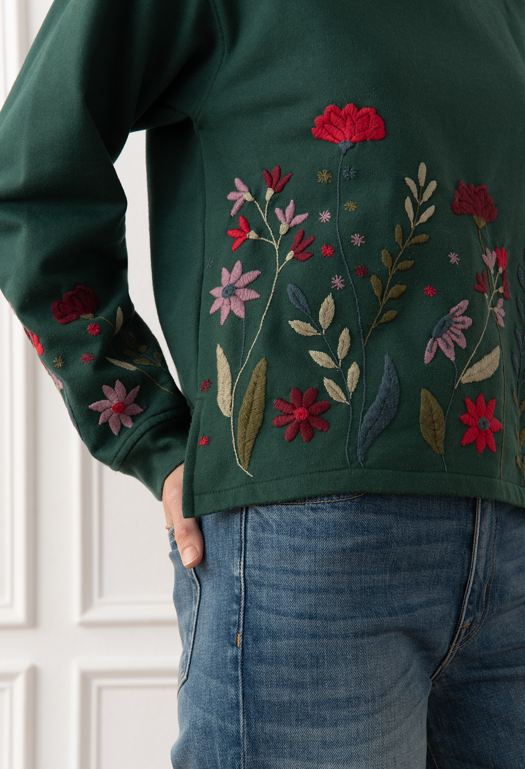 Sweatshirt Verde Arroyo