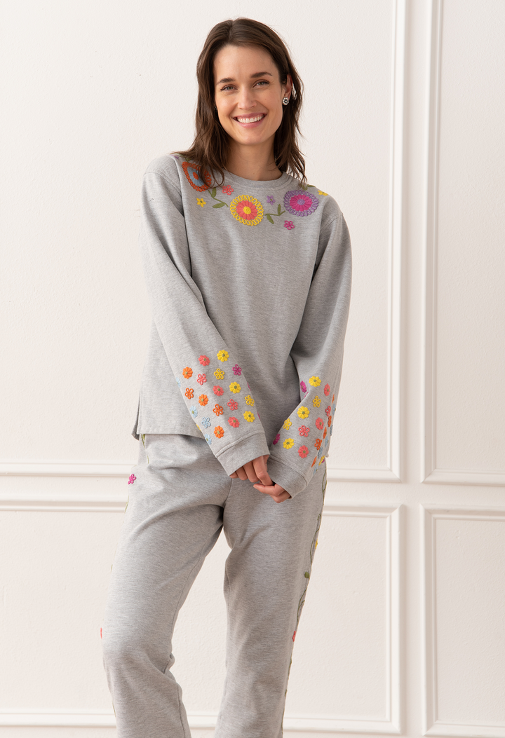 Daisy Grey Sweatshirt