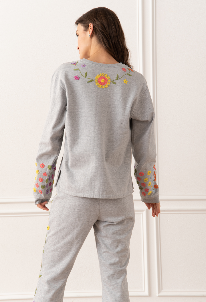 Daisy Grey Sweatshirt