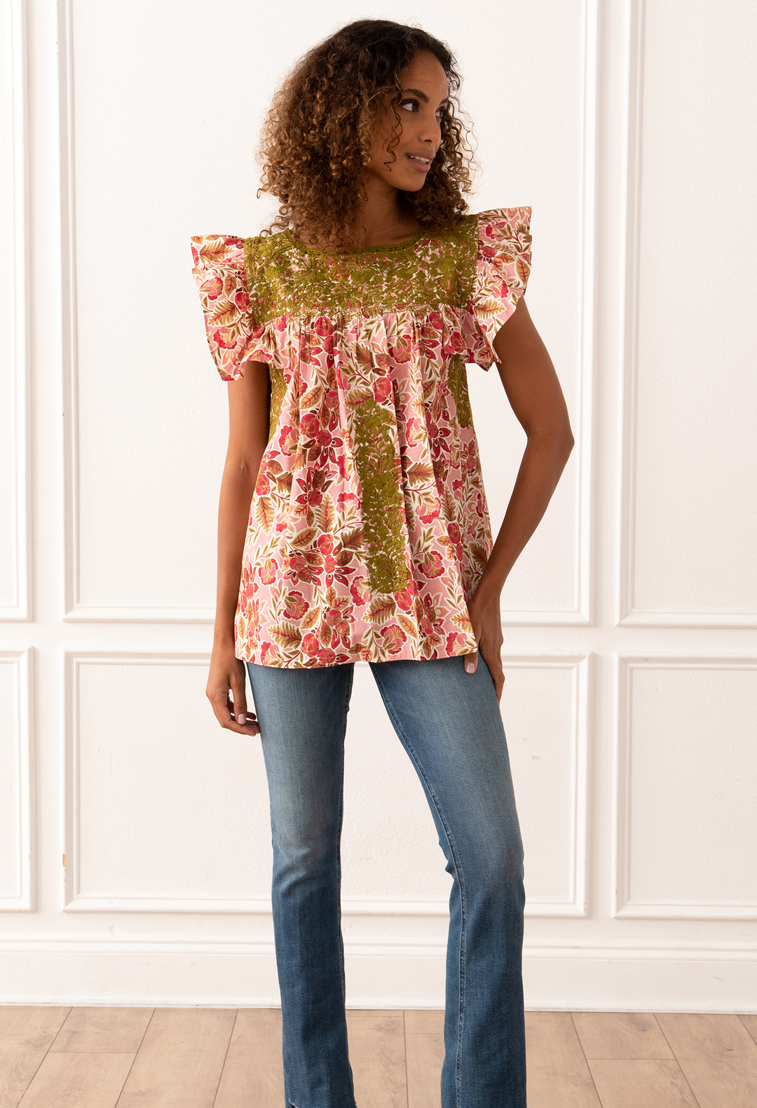 Soledad Rosa y Olivo Floral