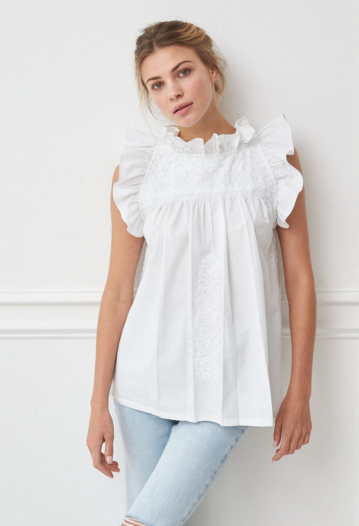 Olivia Blouse Blouse Olivia Blanca Nieve