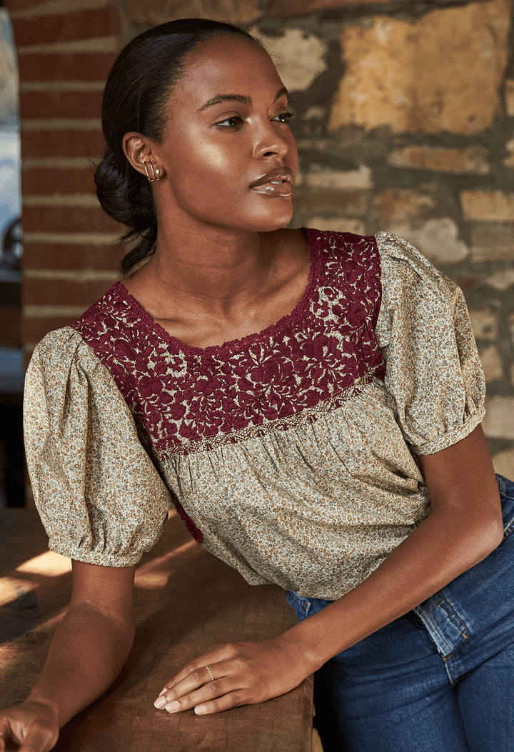 Carolina Specialty Blouse Blouse Carolina Jardin Rubi