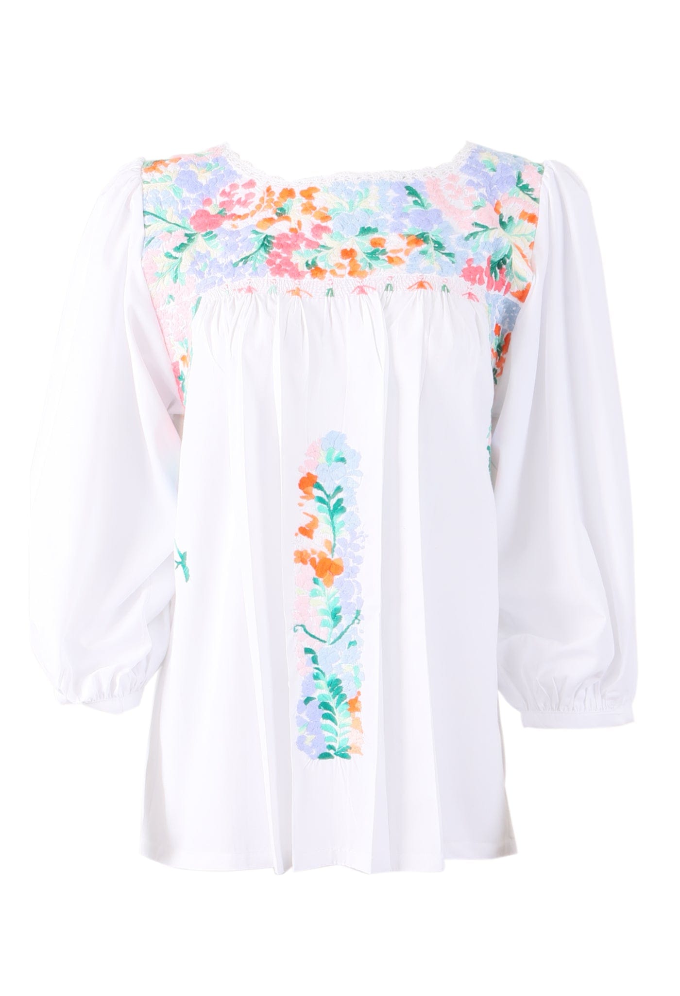 Catalina Blouse Blouse Catalina Blanco Pastel Arroyo
