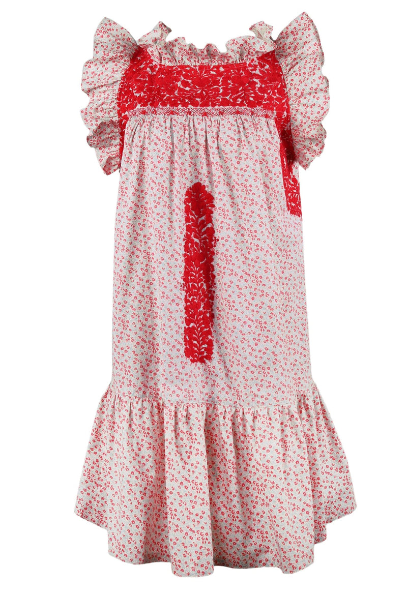 Olivia Specialty Short Dress Dress Olivia Jardin de Mayo Rojo