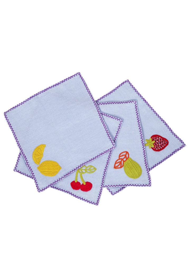 Cocktail Napkins - Set of 4 Tabletop Set of 4 Cocteles de Fruta