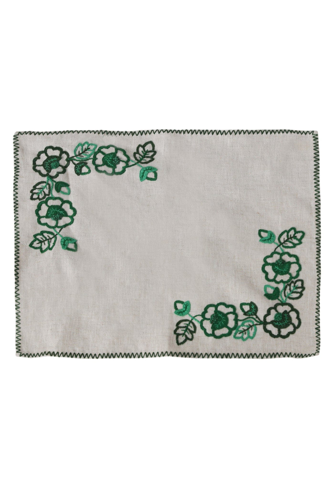 Placemats - Set of 2 Placemat Set of 2 Mantel de Huixtan Verde