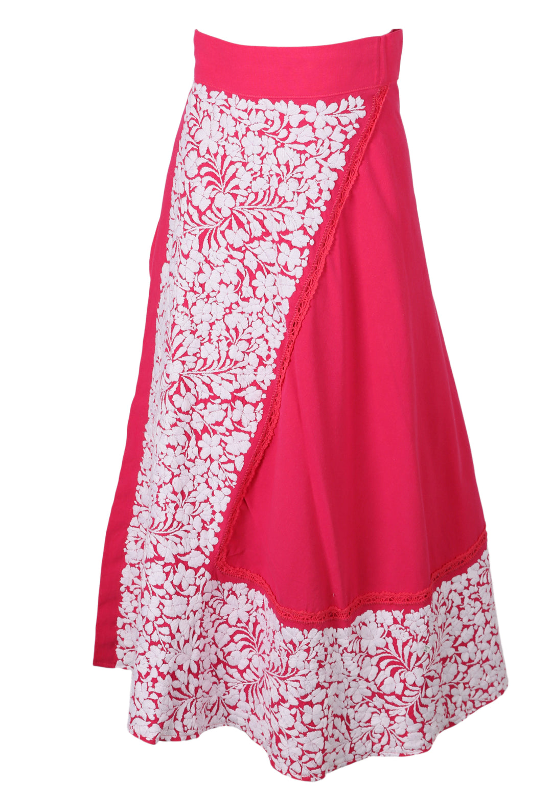Falda Rosa y Blanca