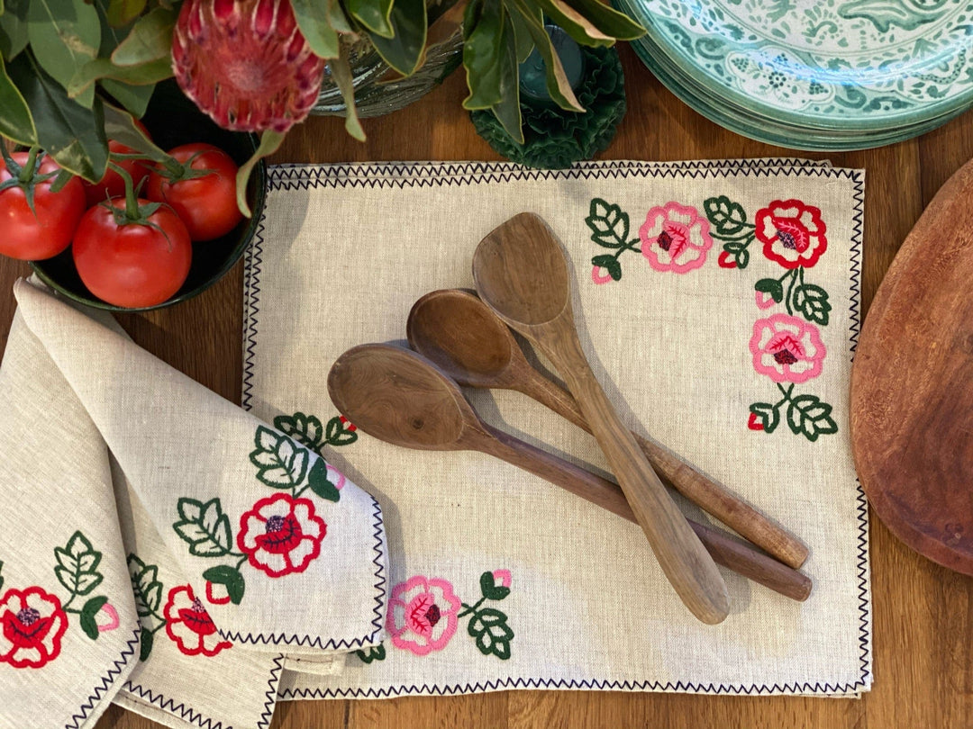 Dinner Napkins - Set of 2 Napkin Set of 2 Servilletas de Huixtan Multicolor