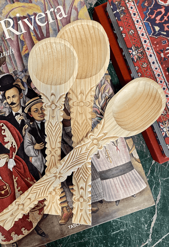 Wooden Spoons - Set of 3 Alejandro Guadalupe Set of 3 Alejandro Guadalupe Wooden Spoons
