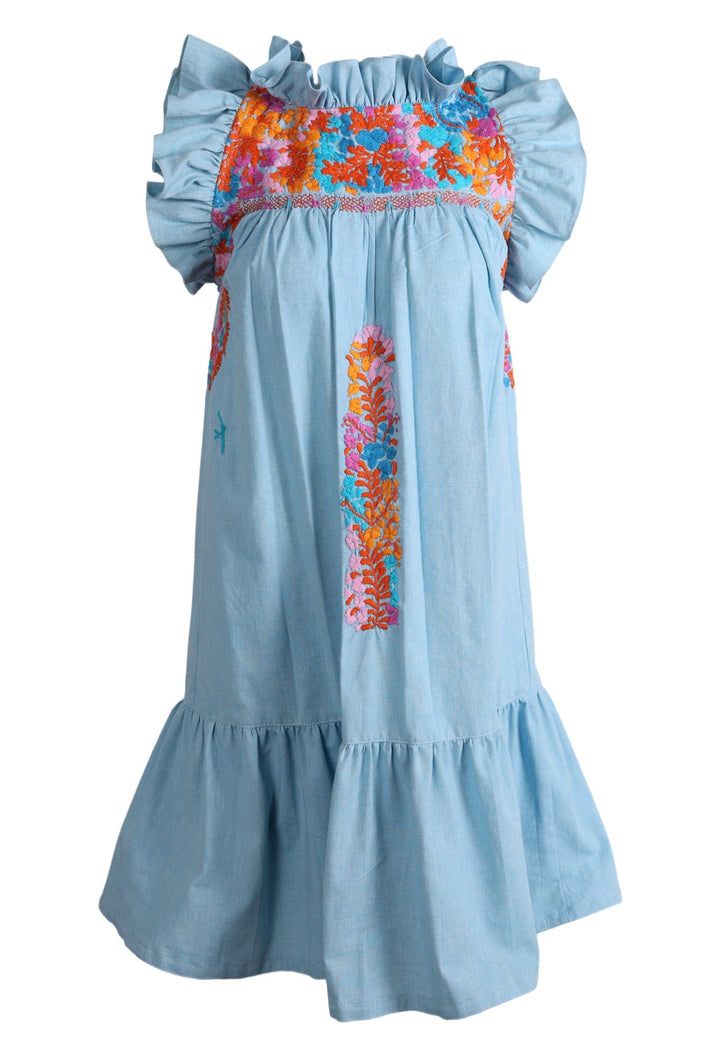 Olivia Short Dress Dress Olivia Turquesa Sol Arroyo