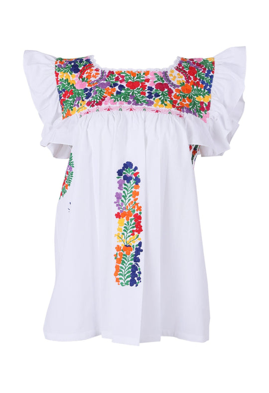 Soledad Blouse Blouse Soledad Blanca Arroyo Azul