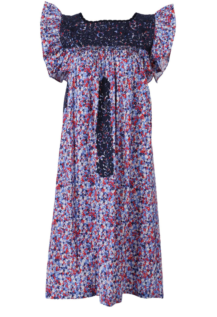 Soledad Specialty Short Dress Dress Soledad Marino Celebracion Floral