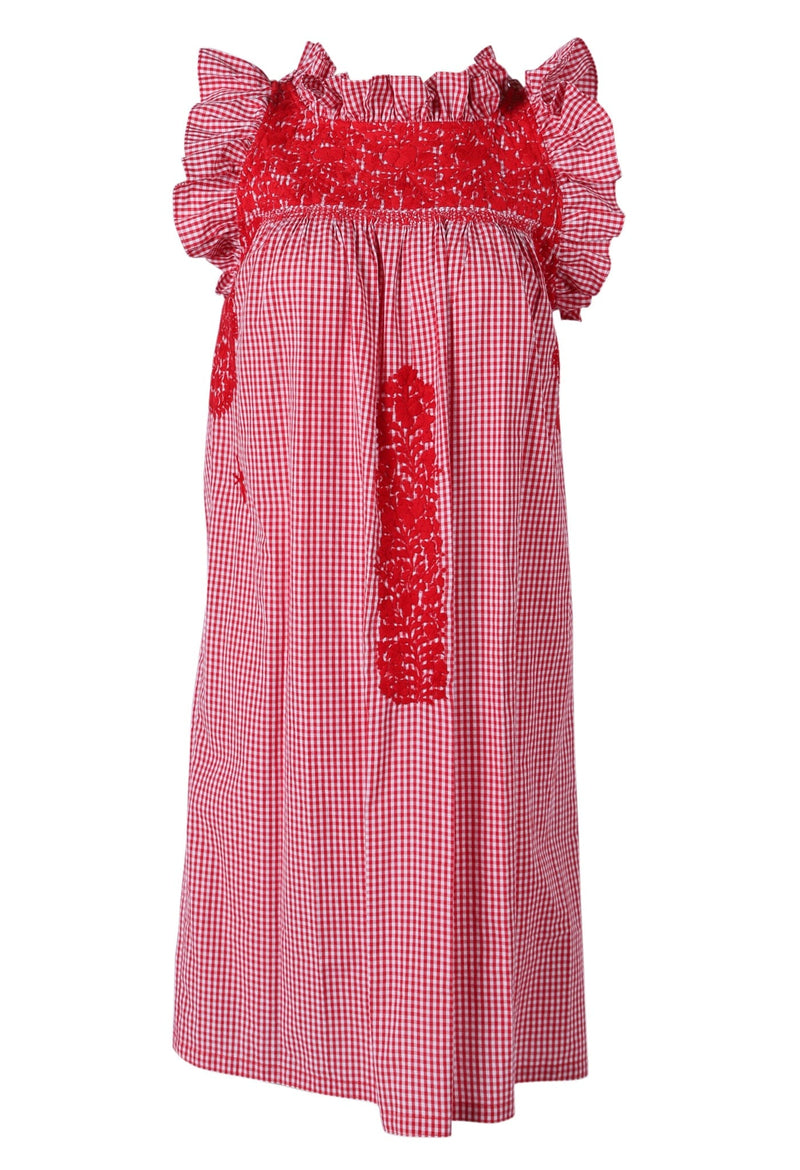 Olivia Specialty Classic Short Dress Dress Olivia Rojo Gingham