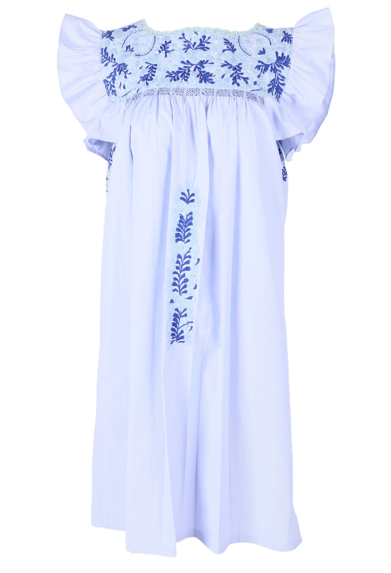 Soledad Short Dress Dress Soledad Dia Azul y Marino