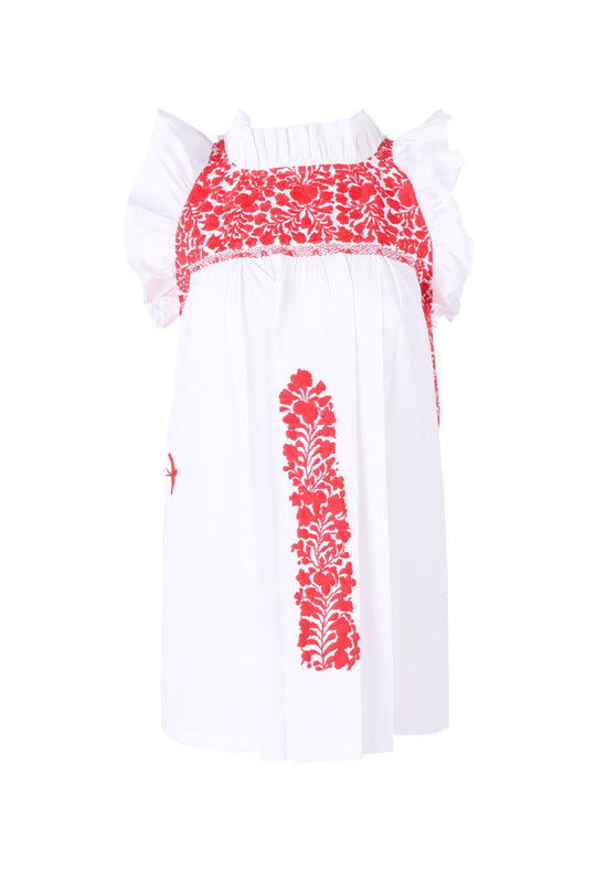 Olivia Specialty Blouse Blouse Olivia Blanca Rojo